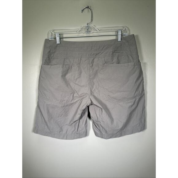 Mountain Hardware Hiking Shorts Womens 10 Inseam 10 Outdoor Gray‎ Belted - Picture 2 of 8